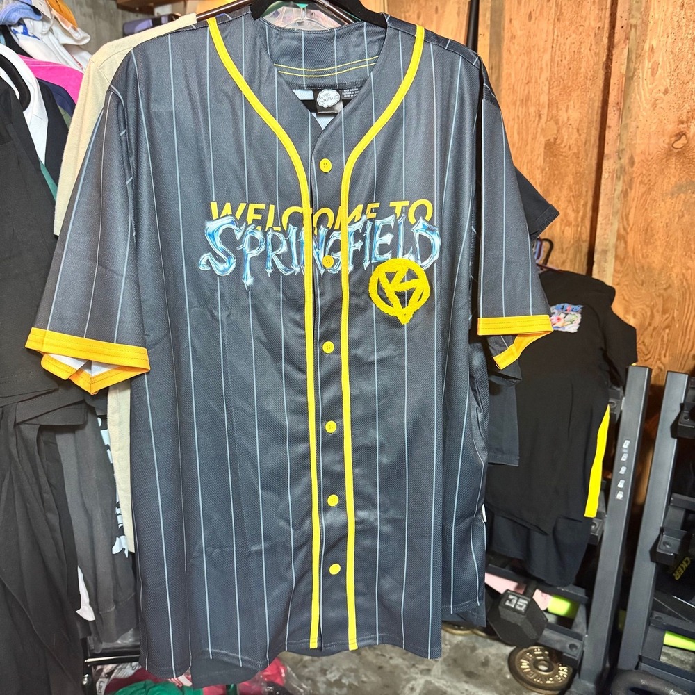 Simpsons Bart Baseball Jersey NWOT size XL